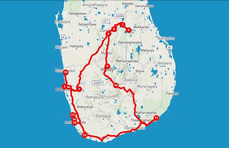 Panama Sri Lanka Map Explore Sri Lanka - 10 Days - Booking Sri Lanka Panama Sri Lanka Map Explore Sri Lanka - 10 Days - Booking Sri Lanka